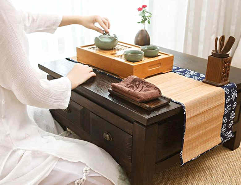 chemin de table bambou maison du monde