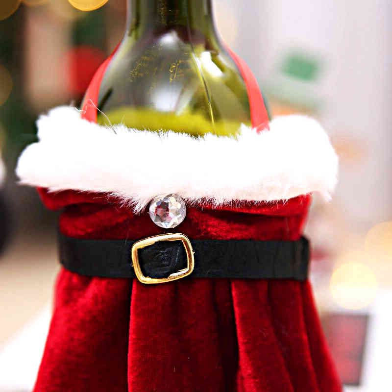 decoration-bouteille-de-vin-mere-noel