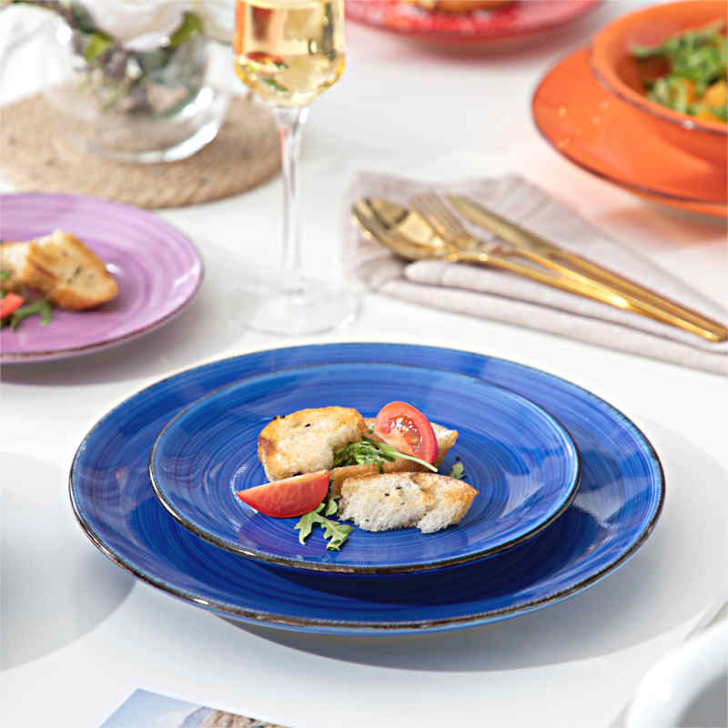 service-assiettes-multicolore-plate-creuse-bleu