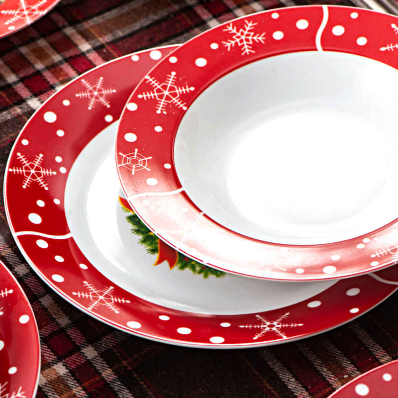 Assiette en céramique Rice aux motifs de Noël 2020, Père Noël