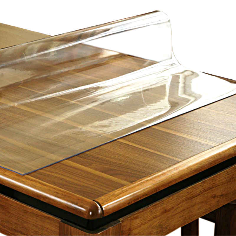 Film De Protection Transparent Pour Table ANRO - 1,5 Mm D'épaisseur - 160x70 Cm - Protège Contre Taches, Rayures, Liquides