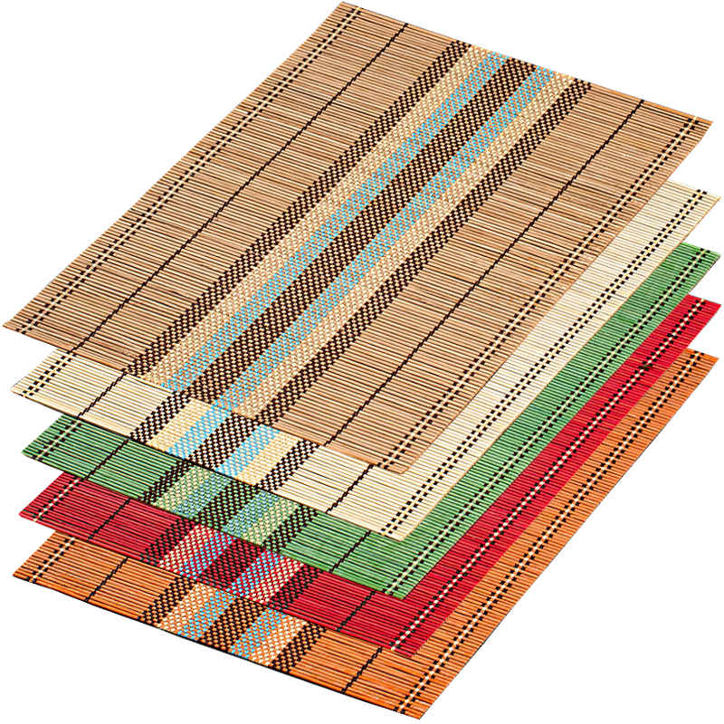 KISERU <br />Set de table en bambou de couleur