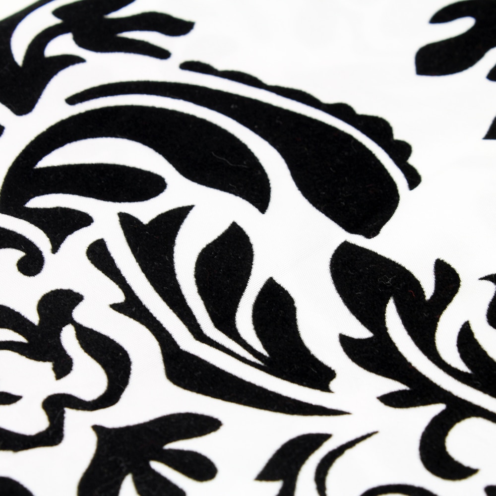 Chemin De Table Baroque Noir Et Blanc Runner Collection