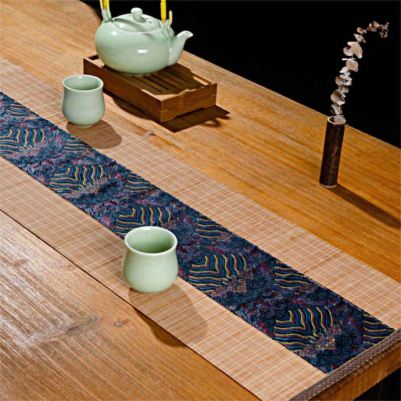 Boqian Home Textile - Chemin de table de style japonais avec