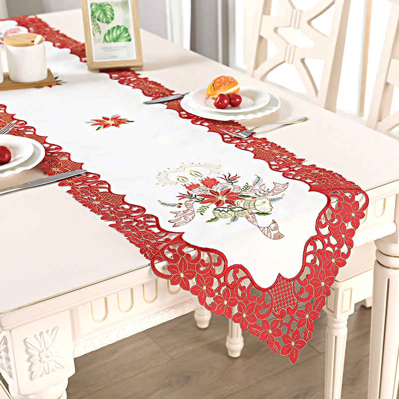 chemin-de-table-brode-blanc-rouge