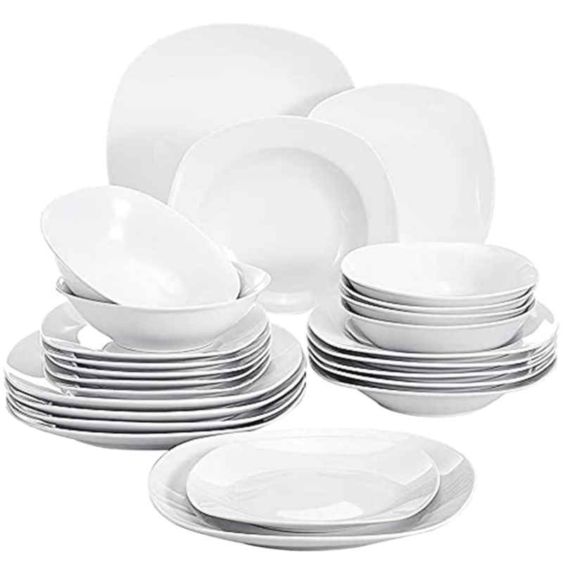 Set d'assiettes de service (6 Pièces) - St040806F022Adm8500Mas3T00 - White  - 275KRM1404 - Homme Prive