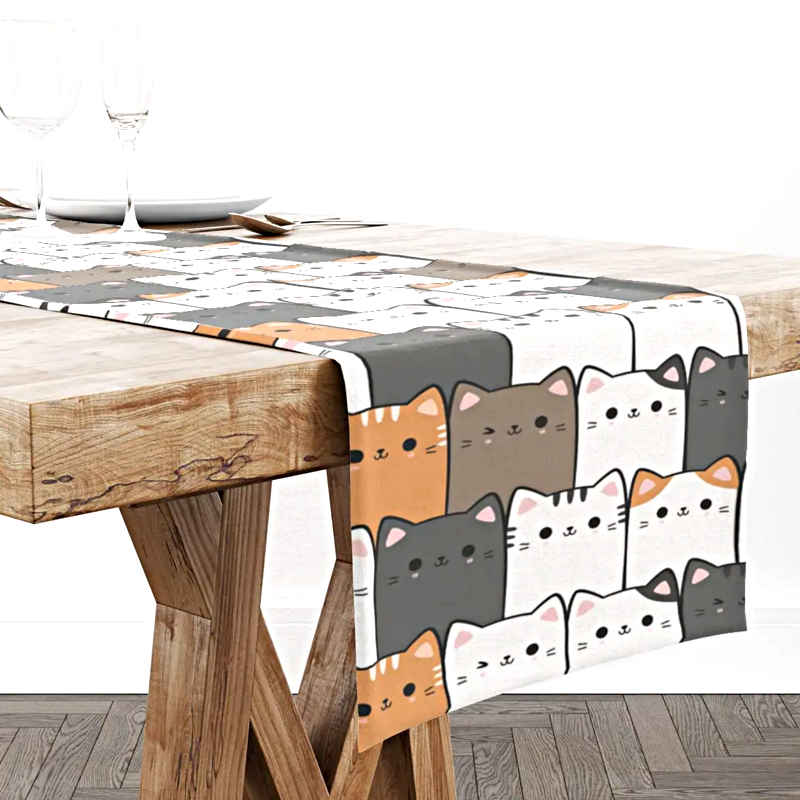 chemin-de-table-motifs-chat