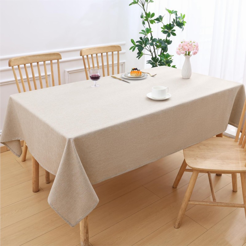 Calynor</br>Nappe Rectangulaire Imperméable Effet Lin