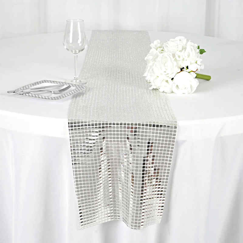 DISCO <br />Chemin de table boule à facettes