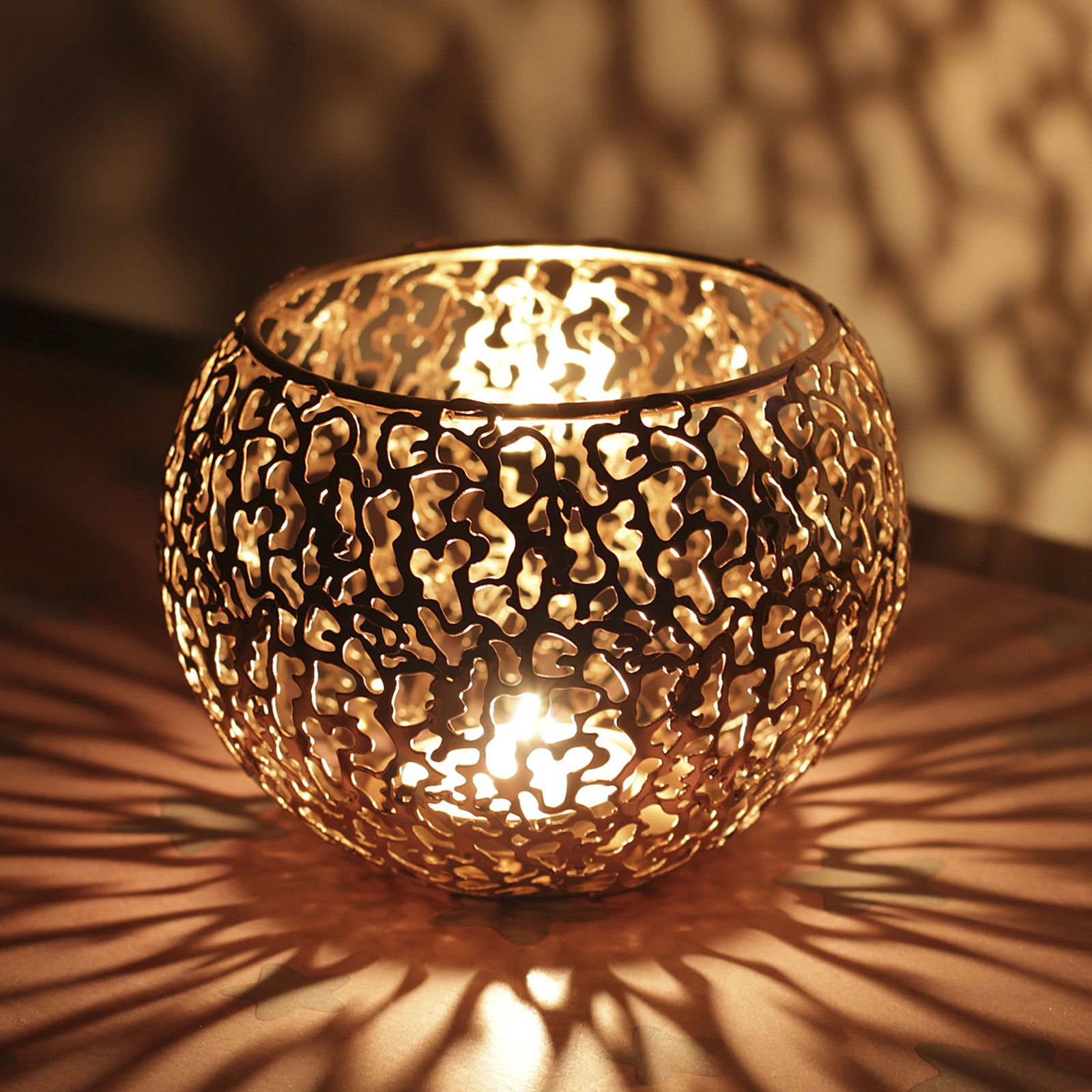 Orlisse<br />Bougeoir chauffe-plat en fer