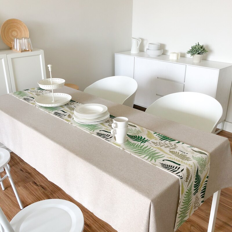 NBEADS Chemin De Table à Motif D'oiseaux, 33x183cm Chemin De