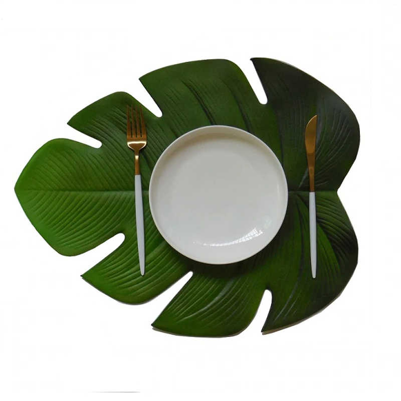 Feuille exotique artificielle | déco de table | Runner ...