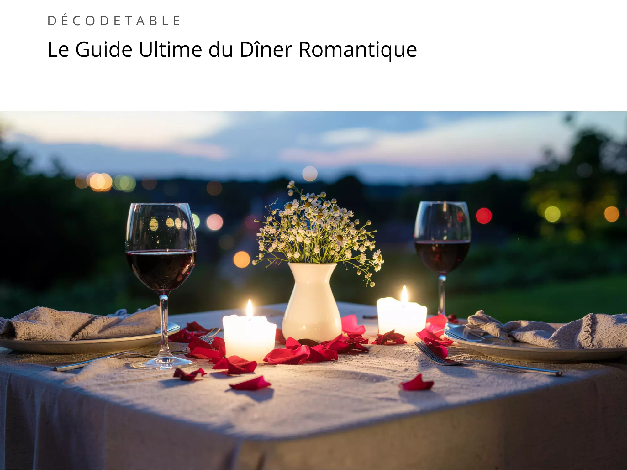Guide dîner romantique