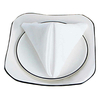 serviette-de-table-blanche