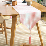 chemin-de-table-vichy-rose-carreaux