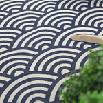 chemin-de-table-style-japonais-vague