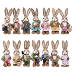 lapin-de-paques-en-paille-famille