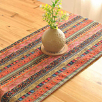 chemin-de-table-motif-ethnique-multicolore