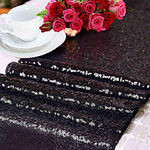 chemin-de-table-sequin-noir-paillette