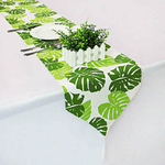 chemin-de-table-feuille-tropicale-anniversaire
