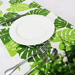 chemin-de-table-feuille-tropicale-exotique
