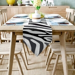 chemin-de-table-zebre-animal