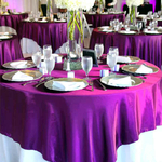 nappe-carree-tissu-satin-violette