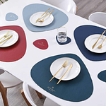 set-de-table-simili-cuir-ovale