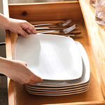 assiette-porcelaine-blanche-carre-pas-chere
