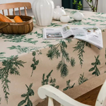 Linéva Nappe coton lin motif printanier (2)