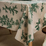 Linéva Nappe coton lin motif printanier (3)