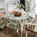 Linéva Nappe coton lin motif printanier