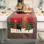 chemin-de-table-noel-ecossais-rouge