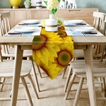 chemin-de-table-tournesol-jaunes-anniversaire