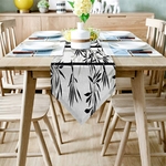 chemin-de-table-motif-bambou-nature