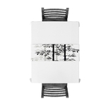 chemin-de-table-motif-bambou-noir