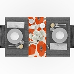 chemin-de-table-fleur-de-pavot-orange