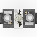 chemin-de-table-nordique-viking-blanc-et-noir-anniversaire