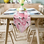 chemin-de-table-flamant-rose-anniversaire