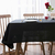 nappe-de-table-rectangulaire-noire-tissu