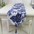 Chemin-de-table-en-lin-classique-paississement-du-ph-nix-en-tissu-bleu-et-blanc-d