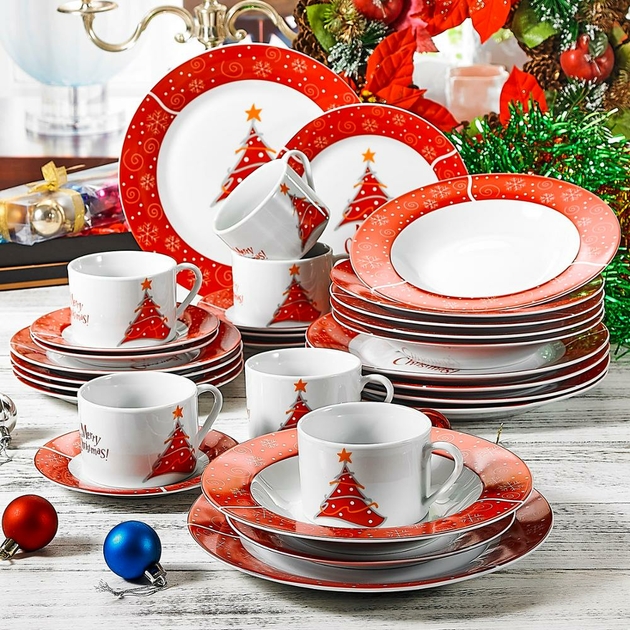 Service de Table en Porcelaine pour Noël  Runner Collection