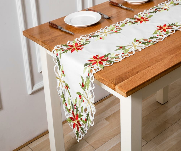Chemin de Table Noël Brodé | Runner Collection