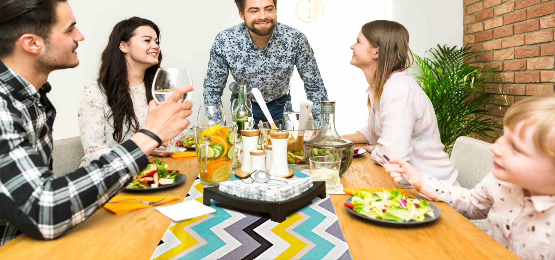 deco-de-table-multicolore
