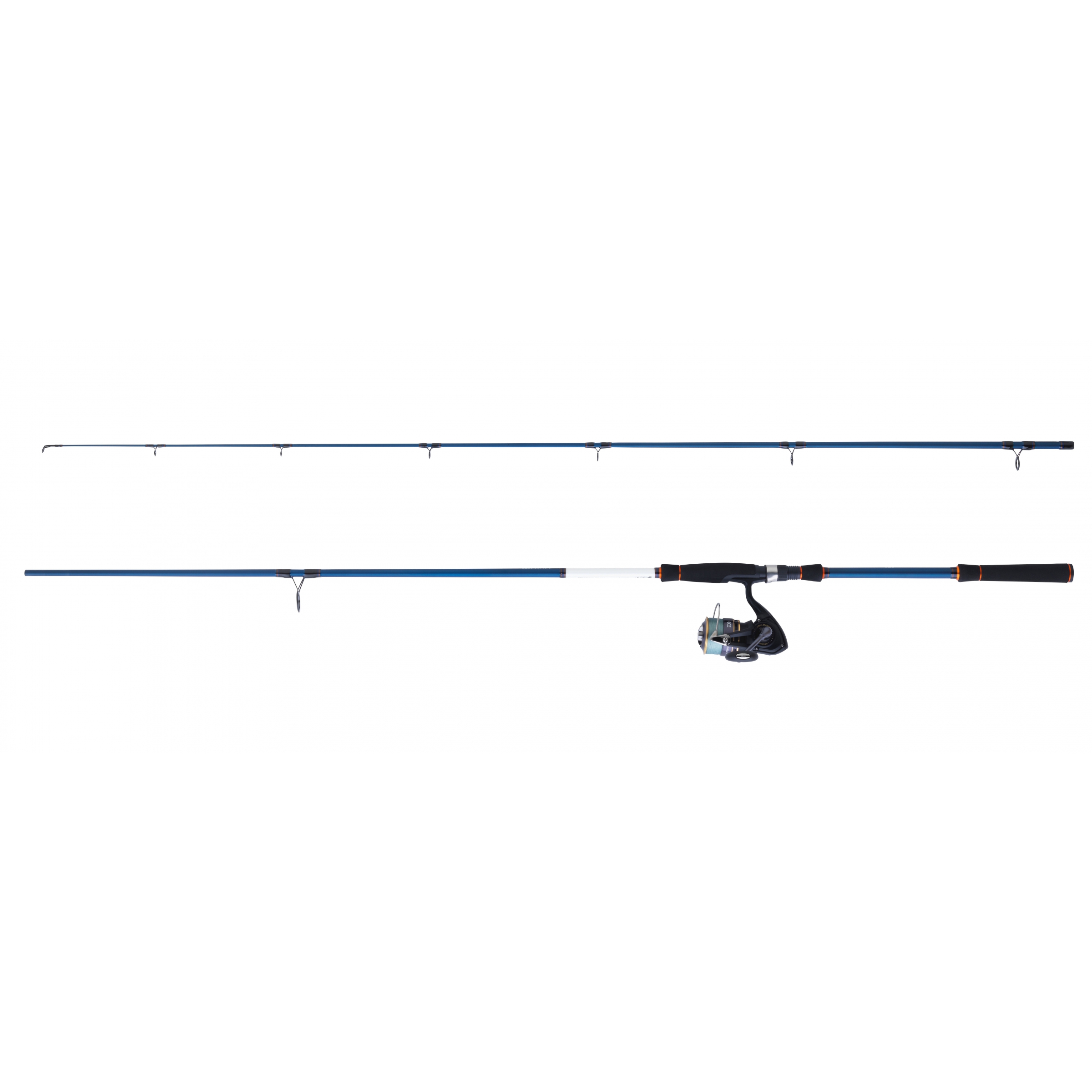 Ensemble lancer spinning DAIWA SPITFIRE SEABASS + REGAL PE TSUKI + tresse 4  brins - Les ensembles - Tous à la Pêche !