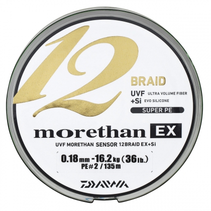 Tresse 12 brins DAIWA Morethan 12 Braid EX