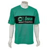 T-SHIRT FASHION CLUB VERT & NOIR