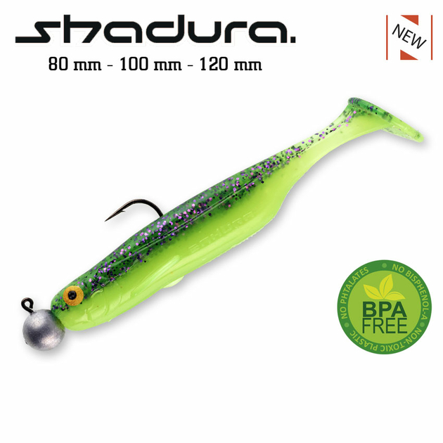 Sakura Shadura Soft Lure 100 mm Clear Water Pack 1 Multicolor