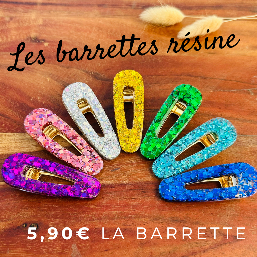 Lot De 2 Barrettes Libellule Pailletées – Accessoires Cheveux Fille – Rose Métal