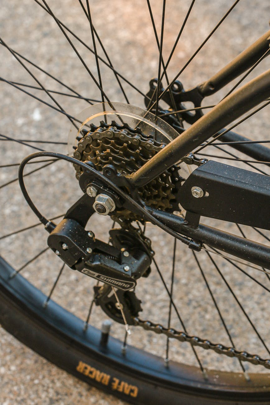 Photos gratuites de bicyclette, fermer, roue